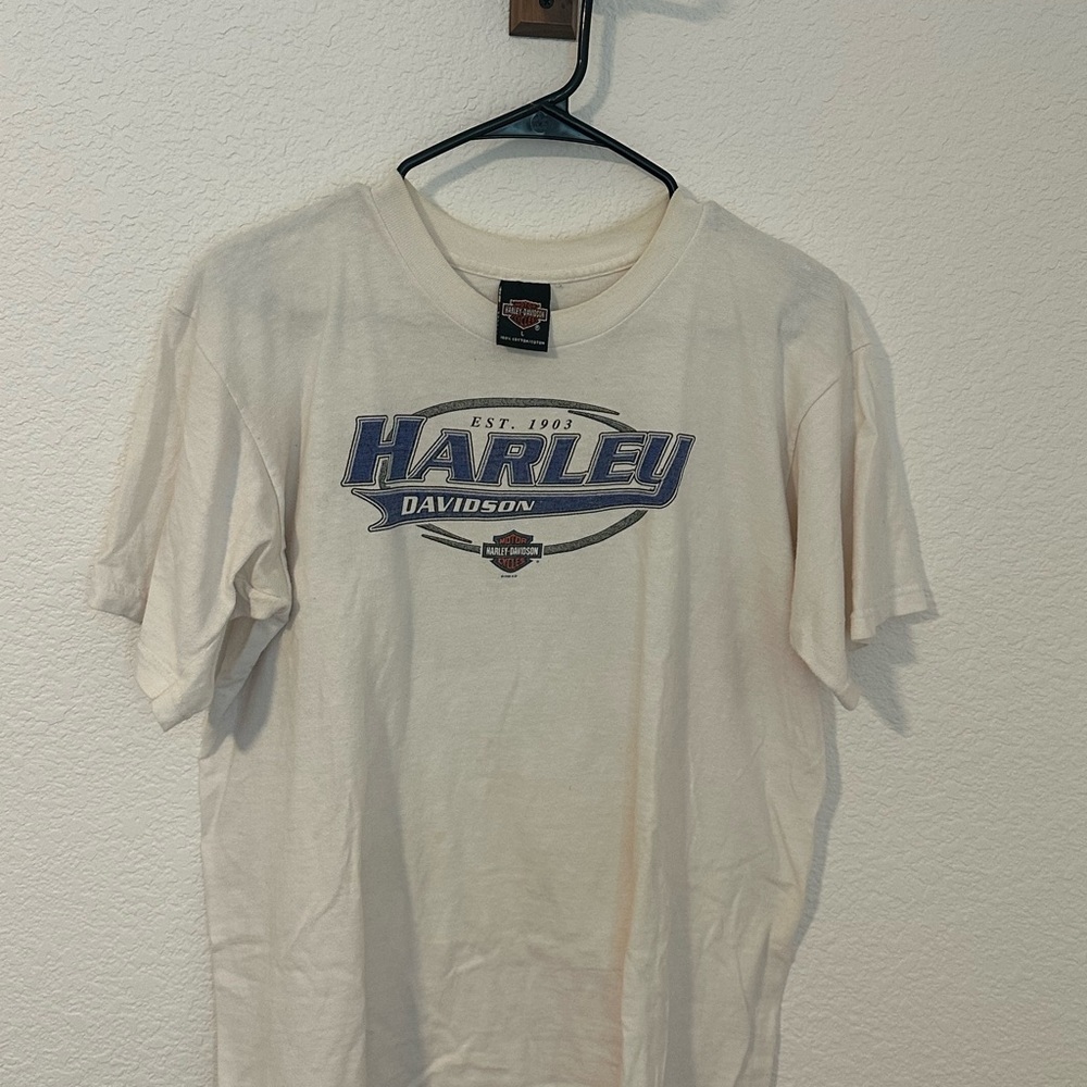 Vintage Harley Davidson Motorcycles Biker Tee T-Shirt sz L - Picture 1 of 3
